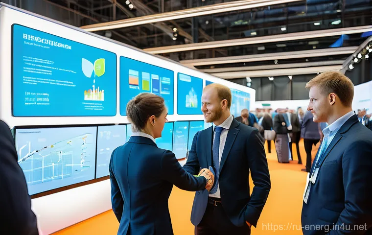 에너지관리 자격증 취득자의 커뮤니티 - A diverse group of energy managers from Russia, both male and female, of varying ages, are engaged i...